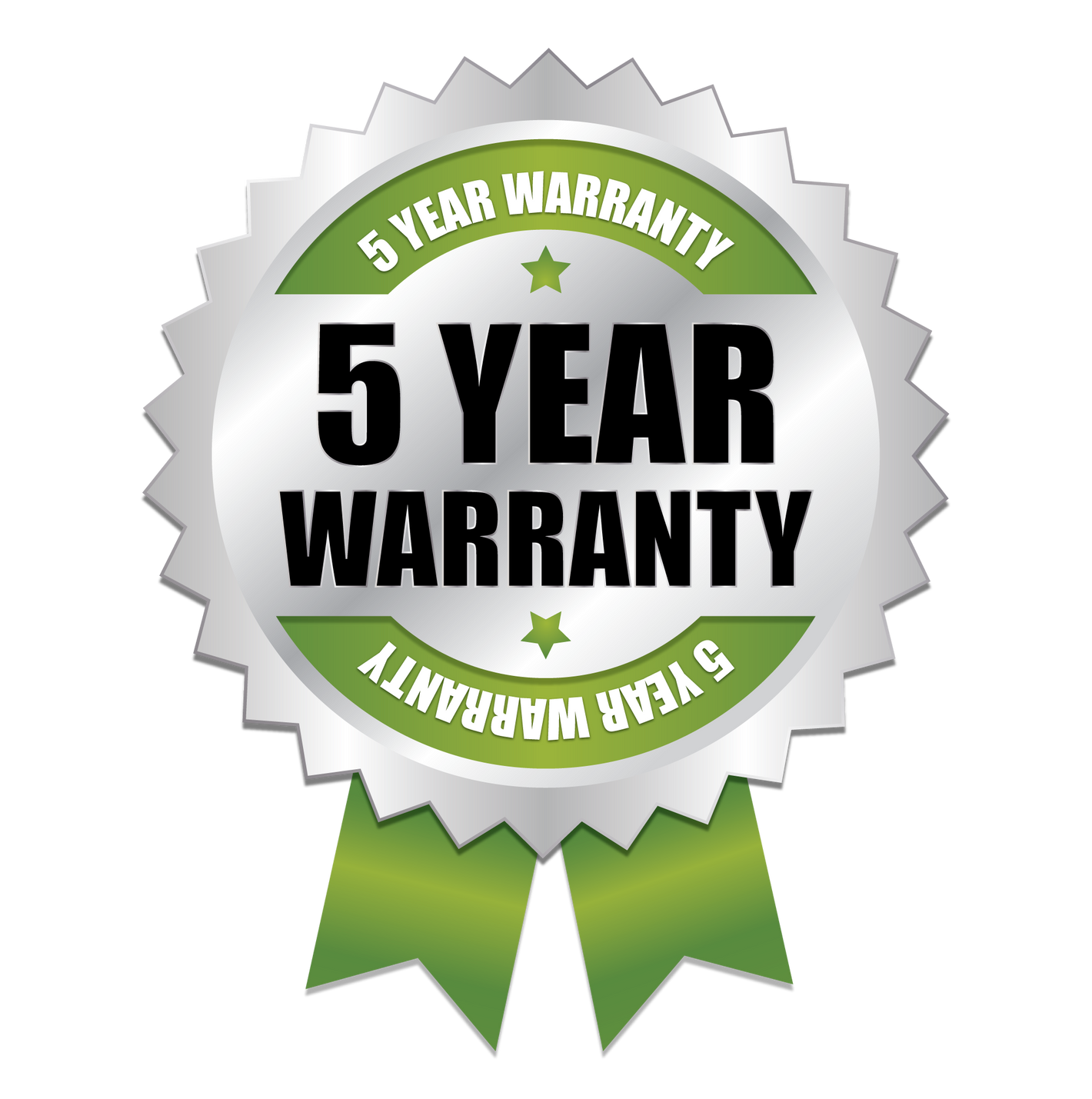 5 Year Warranty