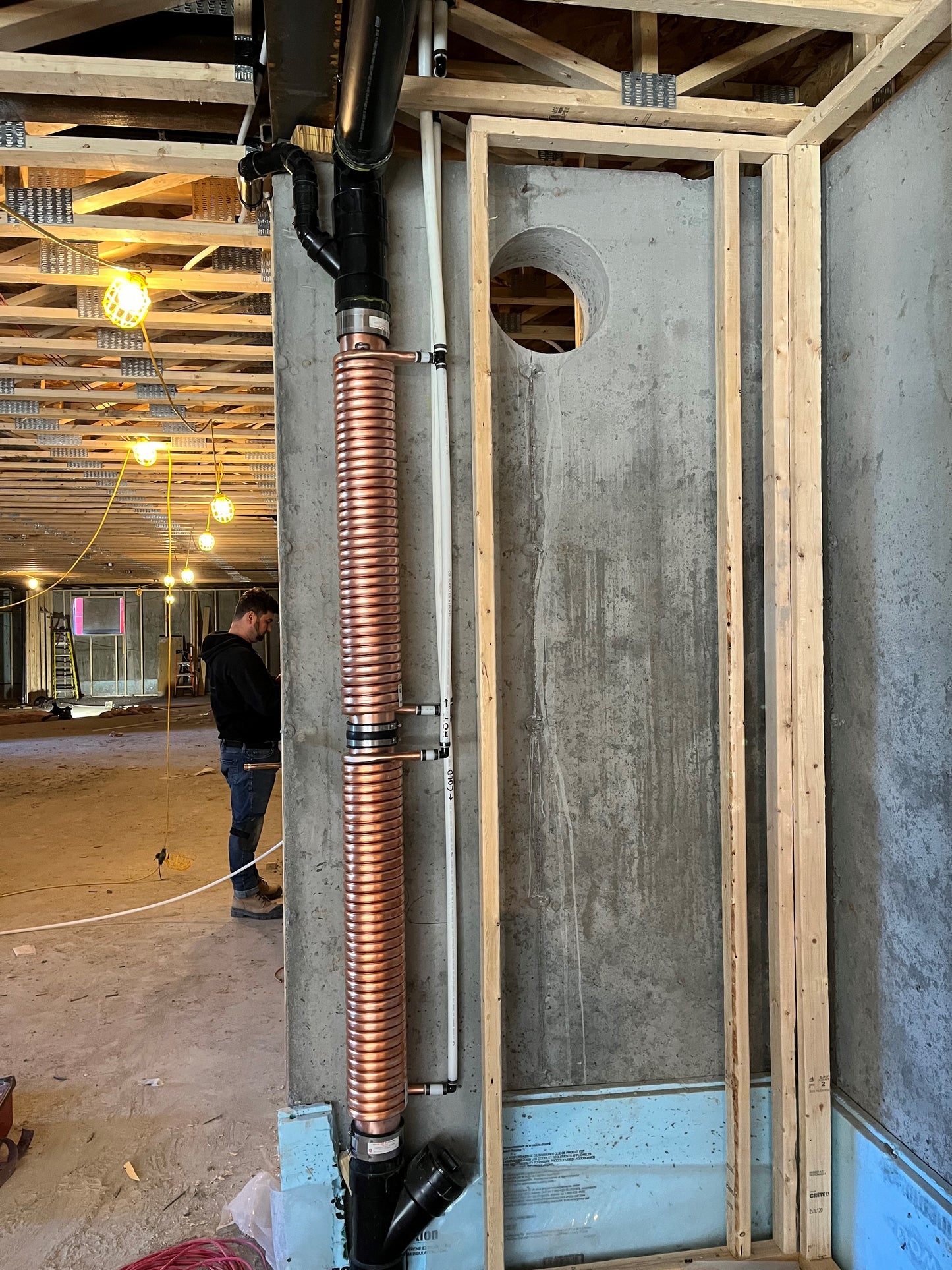 TDH3320B Excellent value - high efficiency drain water heat recovery system 41%