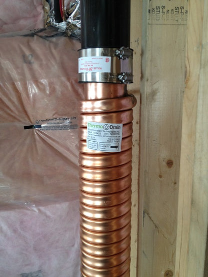 TDH3320B-DR-PEX (41% eff) factory installed crimp PEX fittings type ASTM F1807